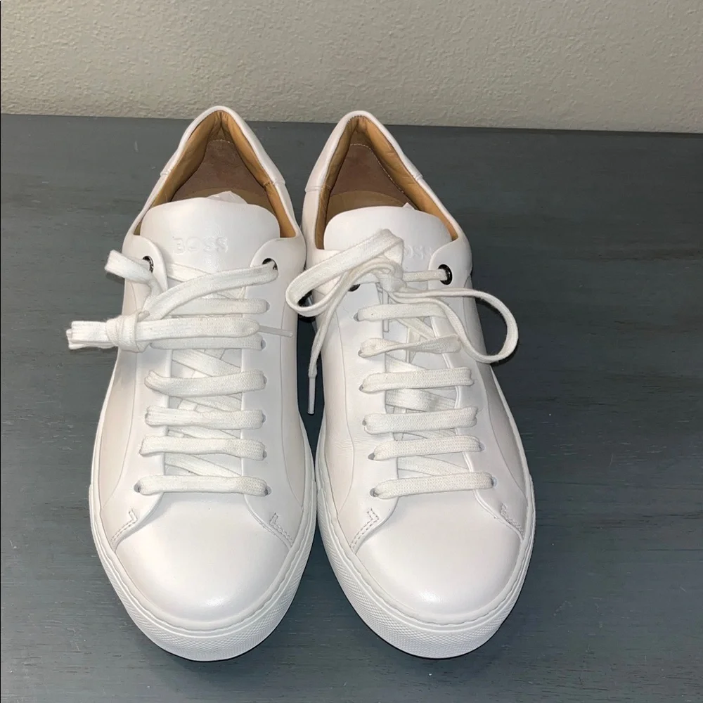 Hugo Boss Men's Mirage Tenn Mens Casual Trainer White sz 8 NWT